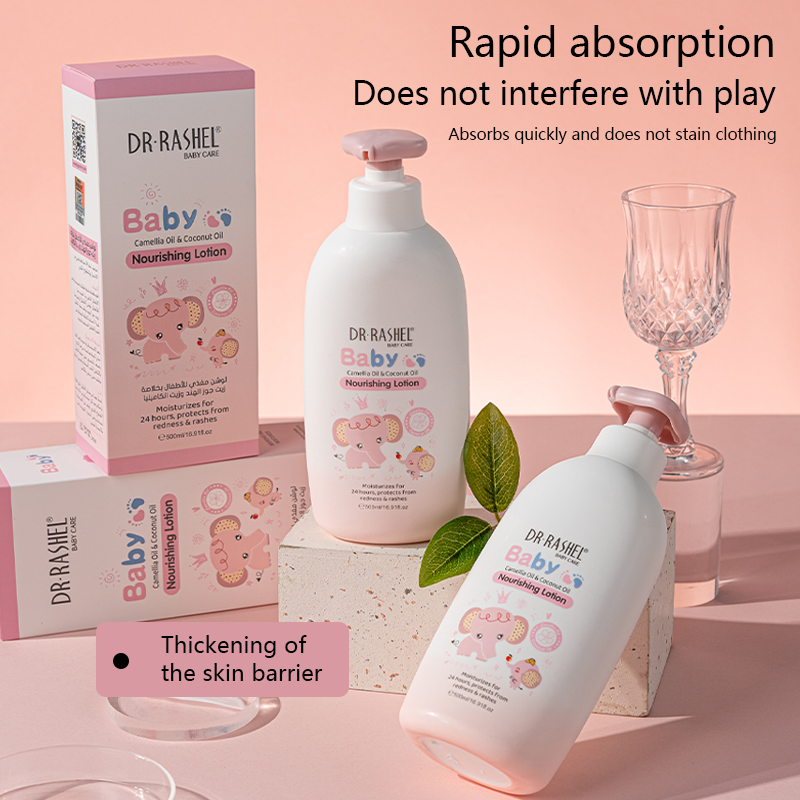 Dr Rashel 500ml New Hot Sale Baby Nourishing Lotion,Absorbs Quickly Not Stain Clothing Whitening Body Lotion