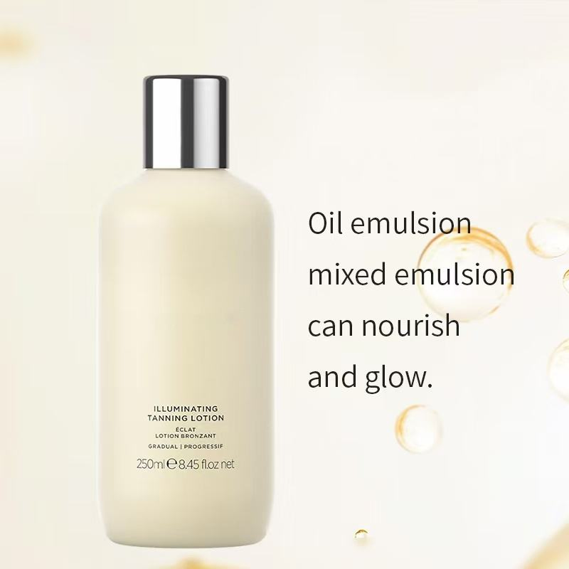 Gradual Cruelty-Free and Toxic-Free Tan Lotion Herbal Cream Mousse Oil for Women Body Tanning