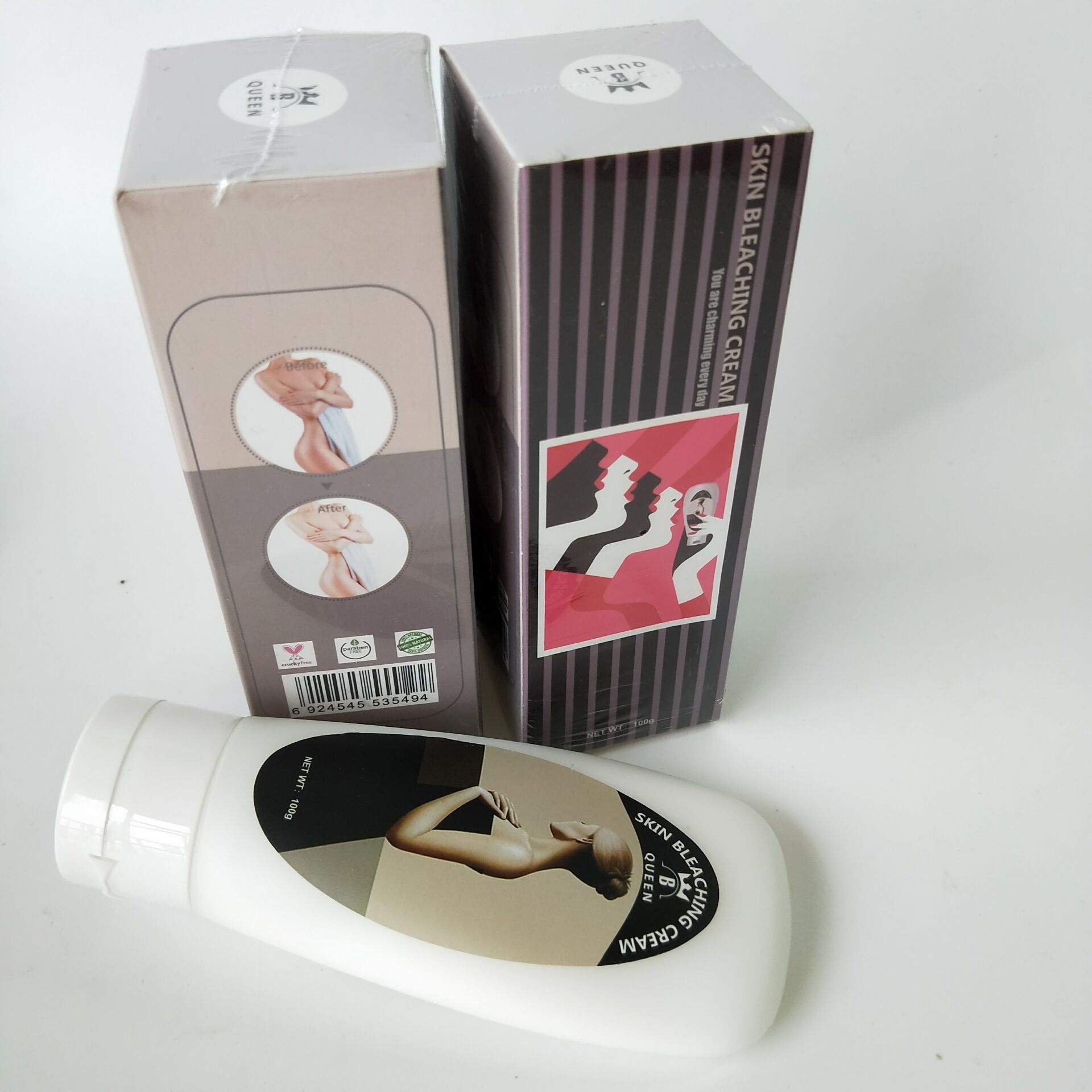 Natural Whitening and Bleaching Body Lotion for Black Skin