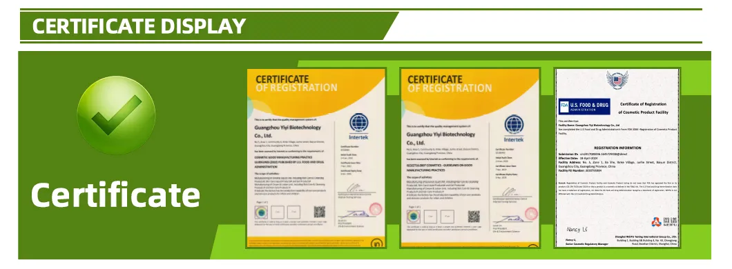 Certificates