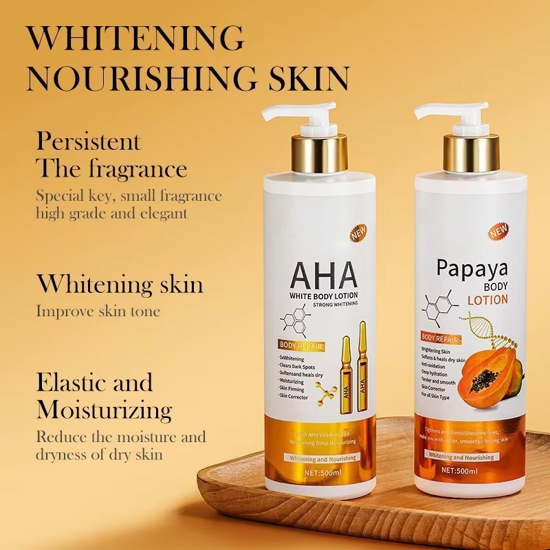 Whitening Body Lotion for Dry Skin, Moisturizing and Brightening, Body Care, Customizable