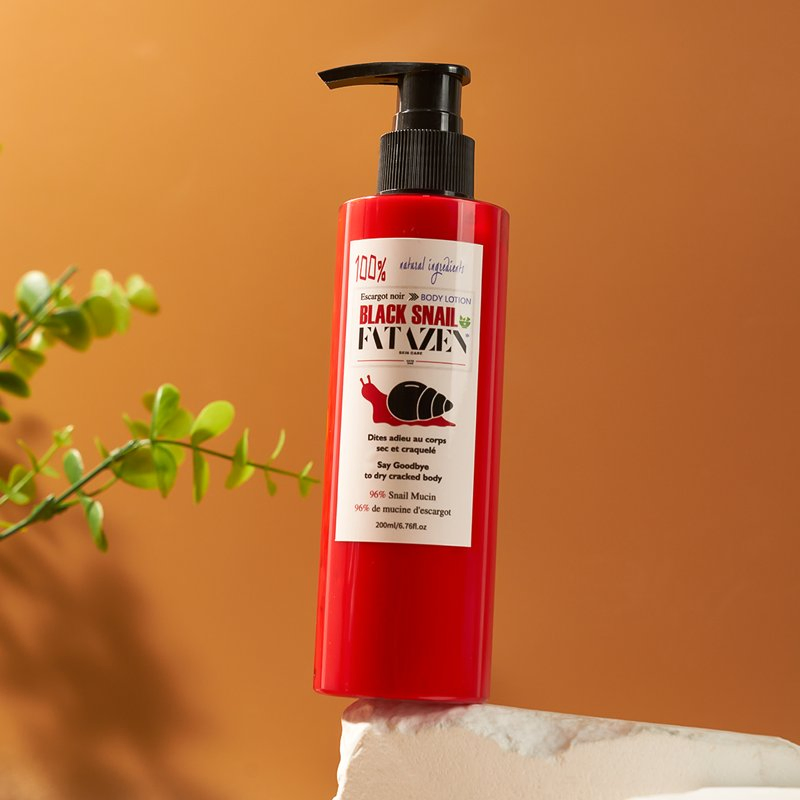Natural Organic Skin Recovery Deep Hydrating Non-Greasy Black Snail Body Lotion