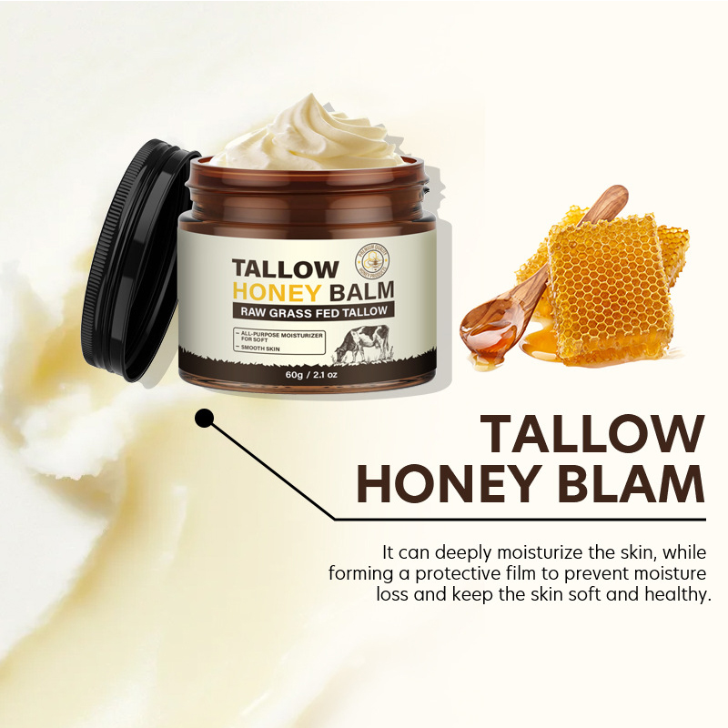 Organic Body Lotion Moisturizing Cream Private Label Whipped Tallow Honey Balm Lightening Nourishing Smooth Soft Skin Unscented