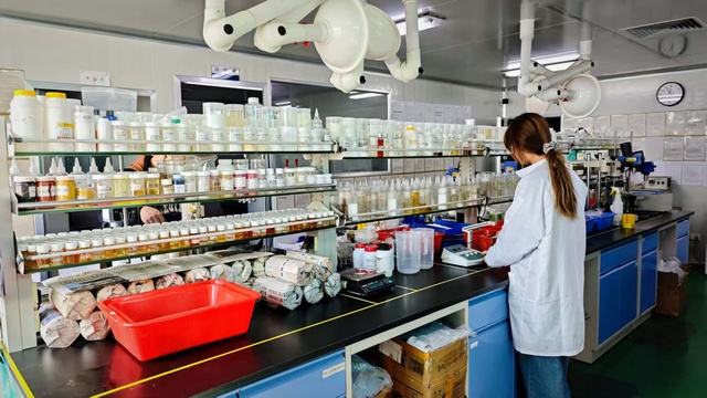 Ningbo NBW Beauty Co., Ltd. manufacturing facility — professional body lotion production line