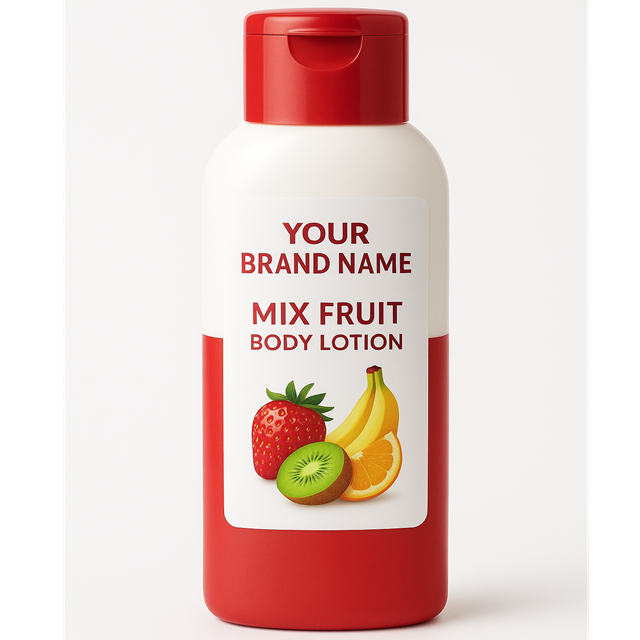 OEM Private Label Mix Fruit Body Lotion for Soft Hydrated Skin Vitamin-Enriched Moisturizing Body Care for Wholesale Bulk Supply