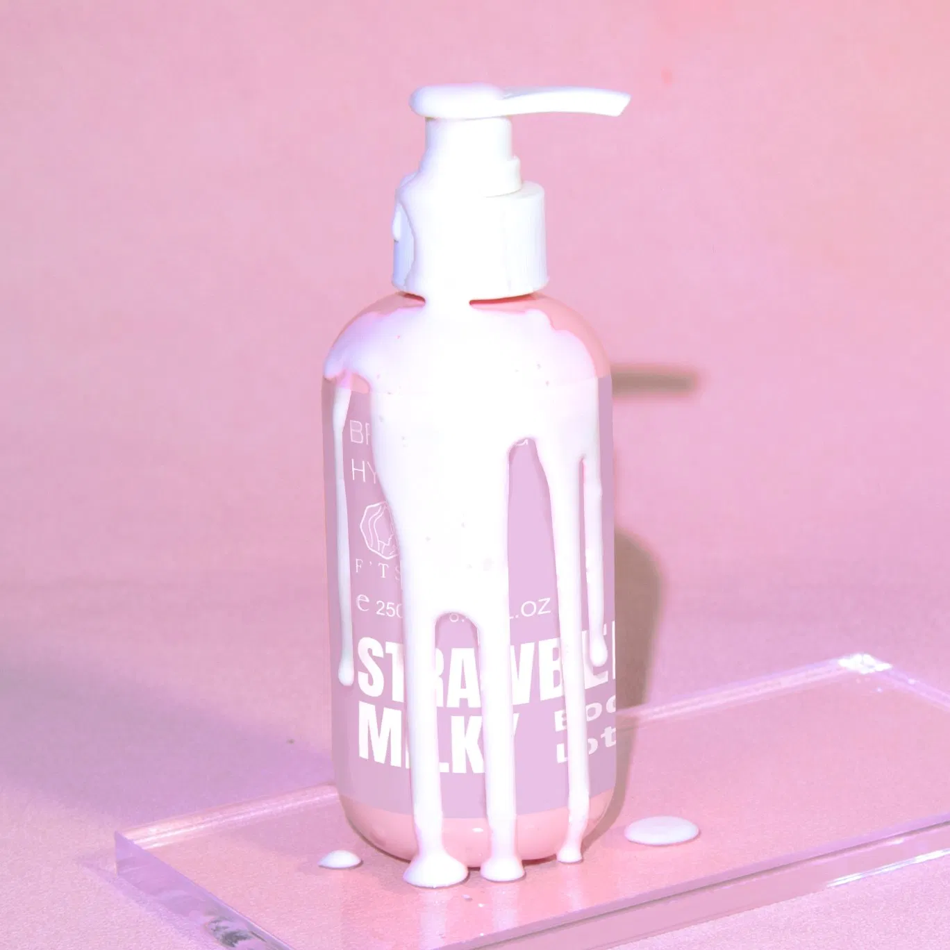 Custom 100% Organic Strawberry Moisturizing Vegan Body Cream Skincare Body Lotion