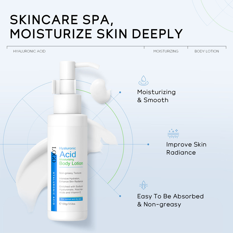 Ditong Ultra Hydrating Hyaluronic Acid Body Butter Deeply Moisturizing Private Label Soothing Body Lotion