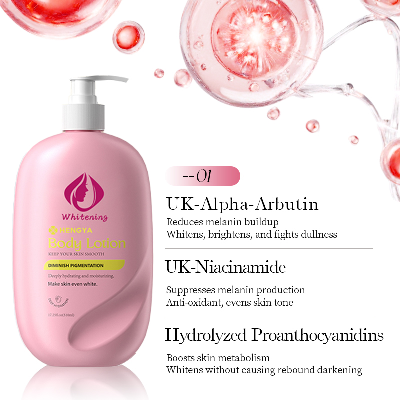 OEM ODM Private Label Custom Organic Women White Body Lotion Cream Moisturizing Milk Whitening Body Lotion