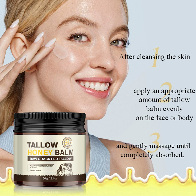Organic Body Lotion Moisturizing Cream Private Label Whipped Tallow Honey Balm Lightening Nourishing Smooth Soft Skin Unscented