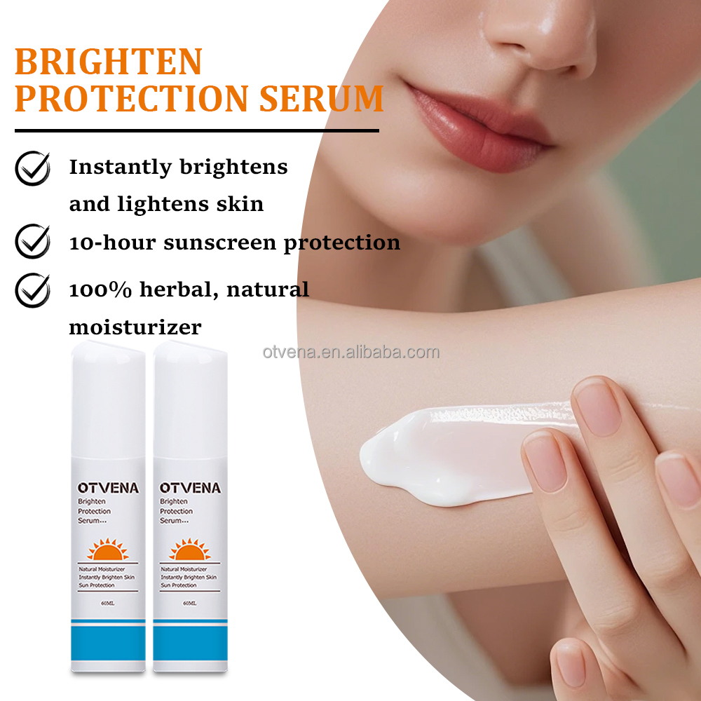 OTVENA Moisturizing Body Lotion Soft and Tender Skin Texture Long Lasting Suncreen Whitening Lotion