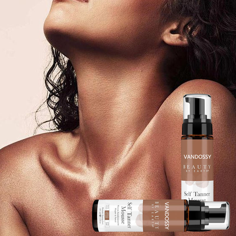 Custom Shades Self Tanning Mousse Lotion Cream