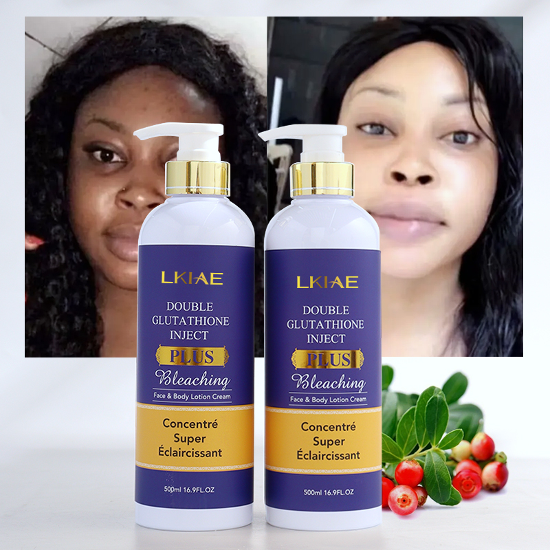 Private Label Korean Japanese Natural Moisturizing Black Skin Lightening Whitening Body Lotion SPF Vitamin C for Women