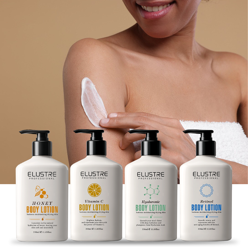 OEM Keratosis Pilaris Organic Body Moisturizer Skin Care Brightening Body Lotion Cream with Vitamin C for Dry African Skin