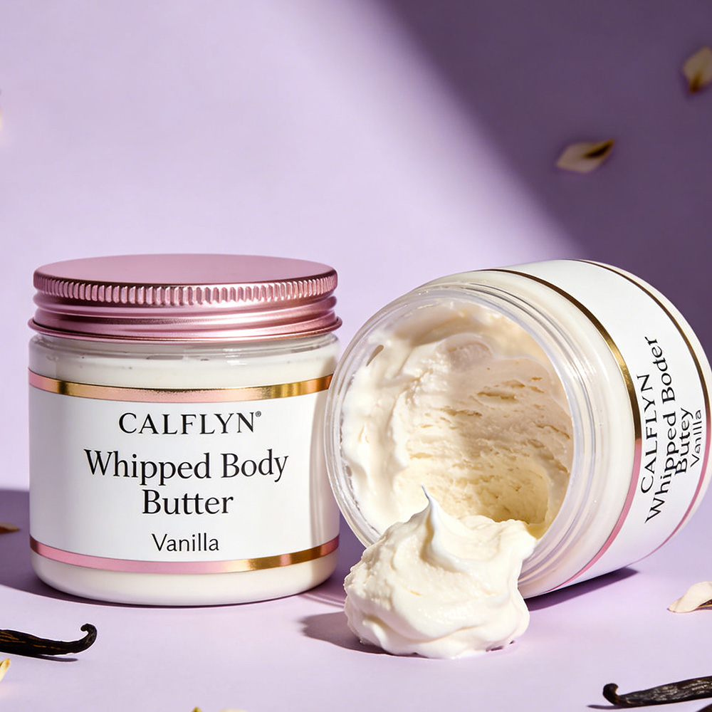Whipped Body Butter Vanilla Scented Light Fluffy Texture Body Moisturizer Long-Lasting Hydration For All Skin Private Label