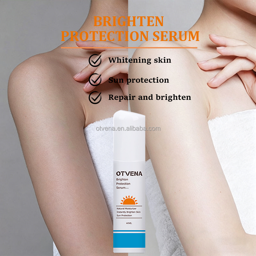 OTVENA Moisturizing Body Lotion Soft and Tender Skin Texture Long Lasting Suncreen Whitening Lotion