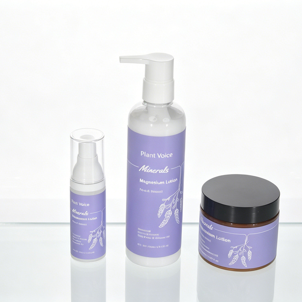 Natural Magnesium Lotion OEM Private Label Unscented Shea Butter Coconut Oil Soothing Body Lotion For Relaxation &amp; Skin Repair