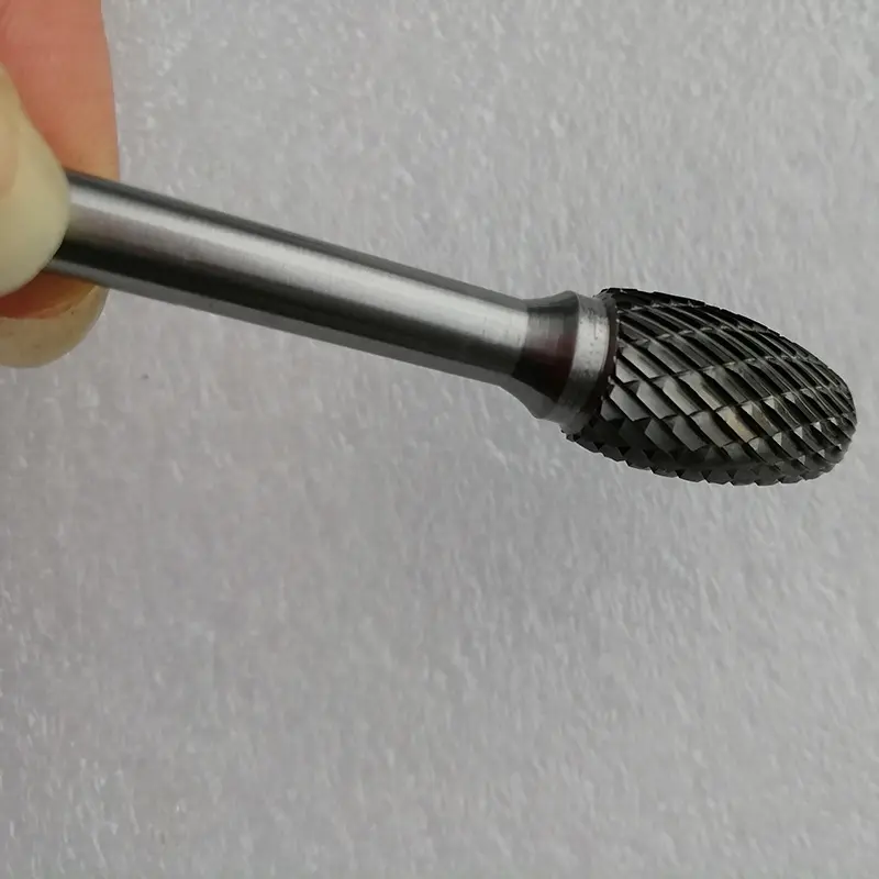 Custom Tungsten Carbide Oval Shape Rotary Burrs Customized Size Manufacturers, Factory