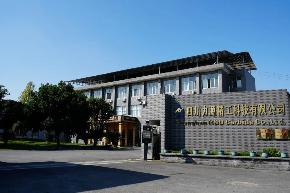 N&D Tungsten Carbide factory facility in Guanghan, Sichuan China