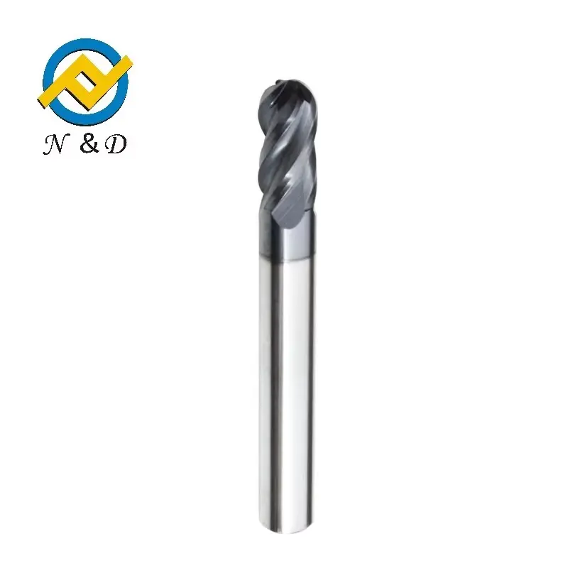 Ball Nose End Mill machining curved surfaces