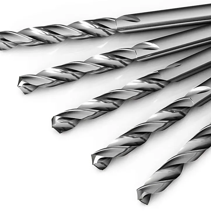 Tungsten-carbide twist drill
