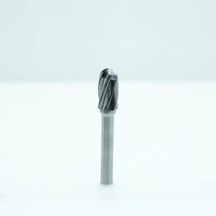 Tungsten carbide burr ball nosed cylinder shape type C aluminium cut