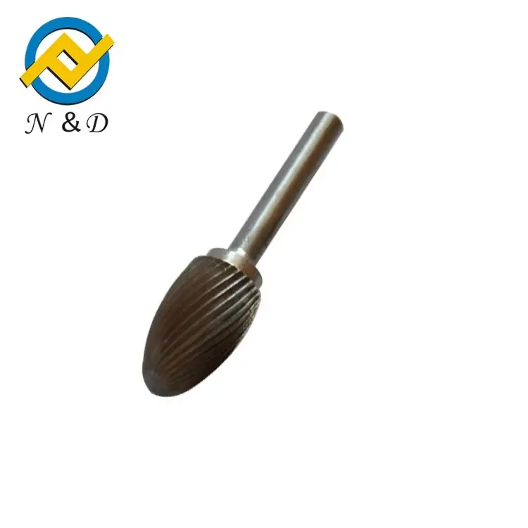 tungsten carbide rotary burr oval shape single cut