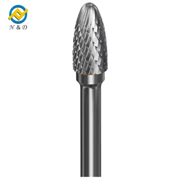 Tungsten Carbide Oval Shape Rotary Burrs Type E customized size
