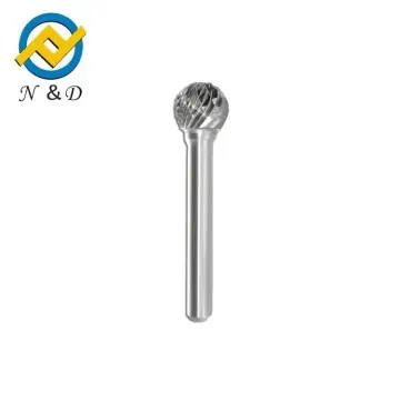 N&D Tungsten Carbide Ball Shape Rotary Burrs for precision grinding