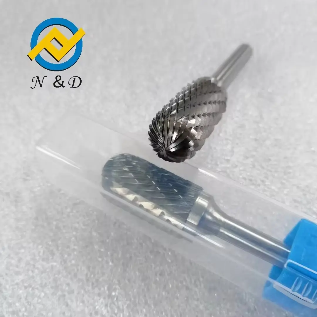 Custom Used in various precision engineering: Tungsten carbide ball nosed cylindrical burr Factories, Pricelist