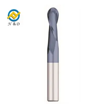 Tungsten Carbide Ball Nose End Mill High Precision for curved surface machining