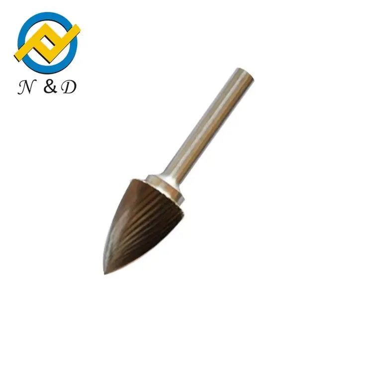 tungsten carbide tree shape rotary burr single cut