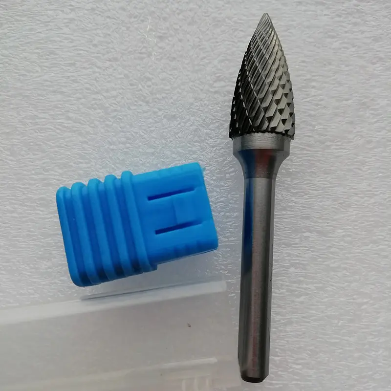 tungsten carbide tree shape double cut rotary burr