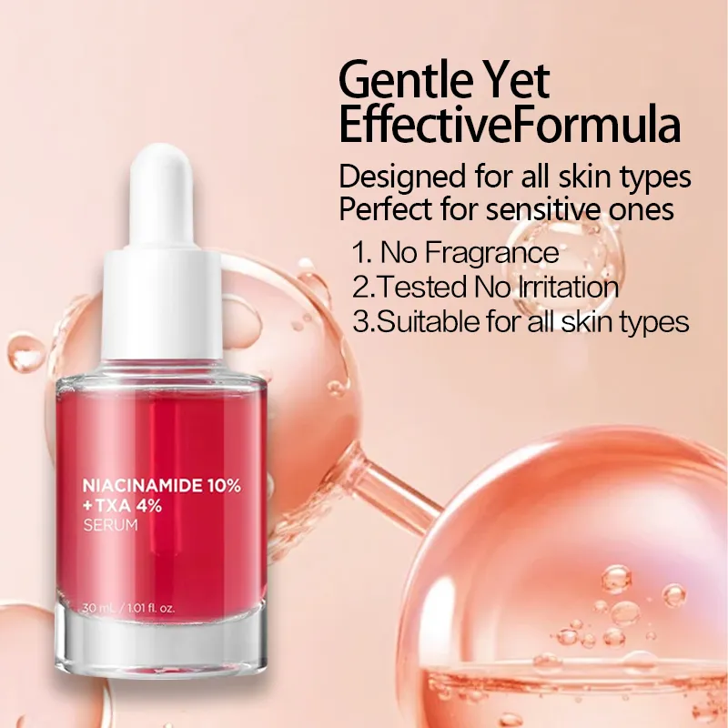 Private Label 10% Niacinamide & Tranexamic Acid Serum for Sensitive Skin