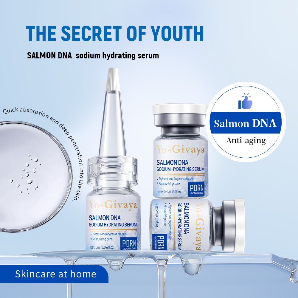 Real PDRN Salmon DNA Serum Customized Home SPA Care Package Anti-Aging Wrinkle Repair Niacinamide Whitening Feature for Face Use