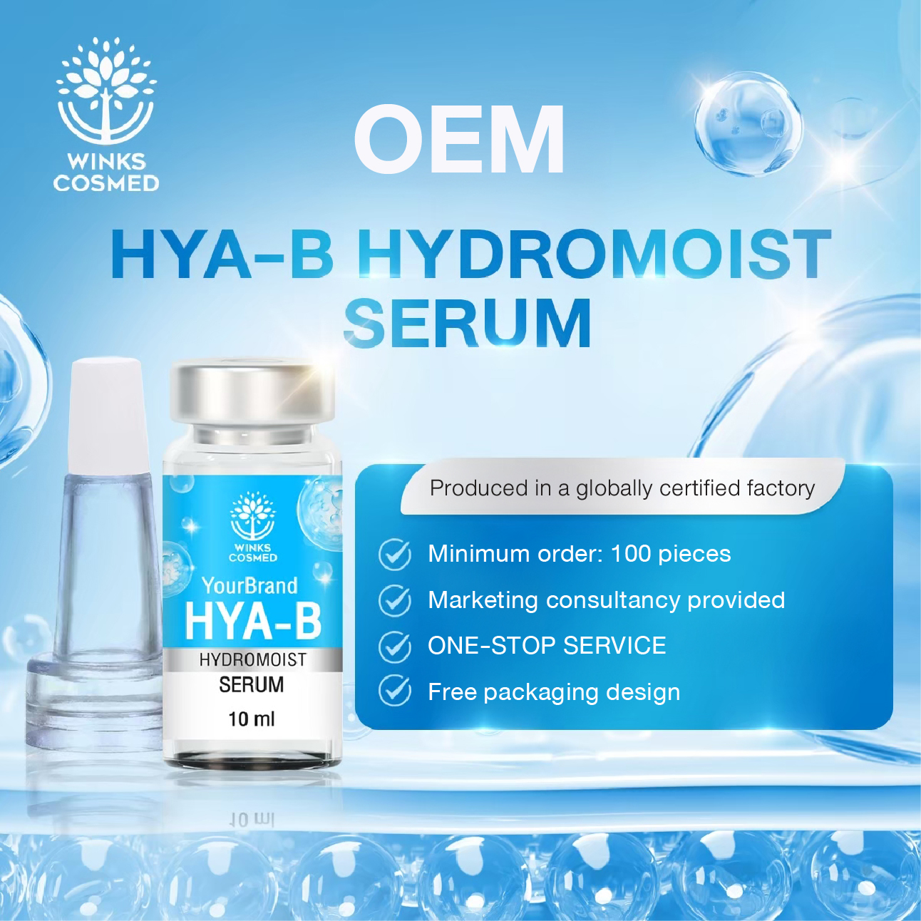 Private Label Collagen Serum Liquid for Long-Term Hydration and Whitening Skin