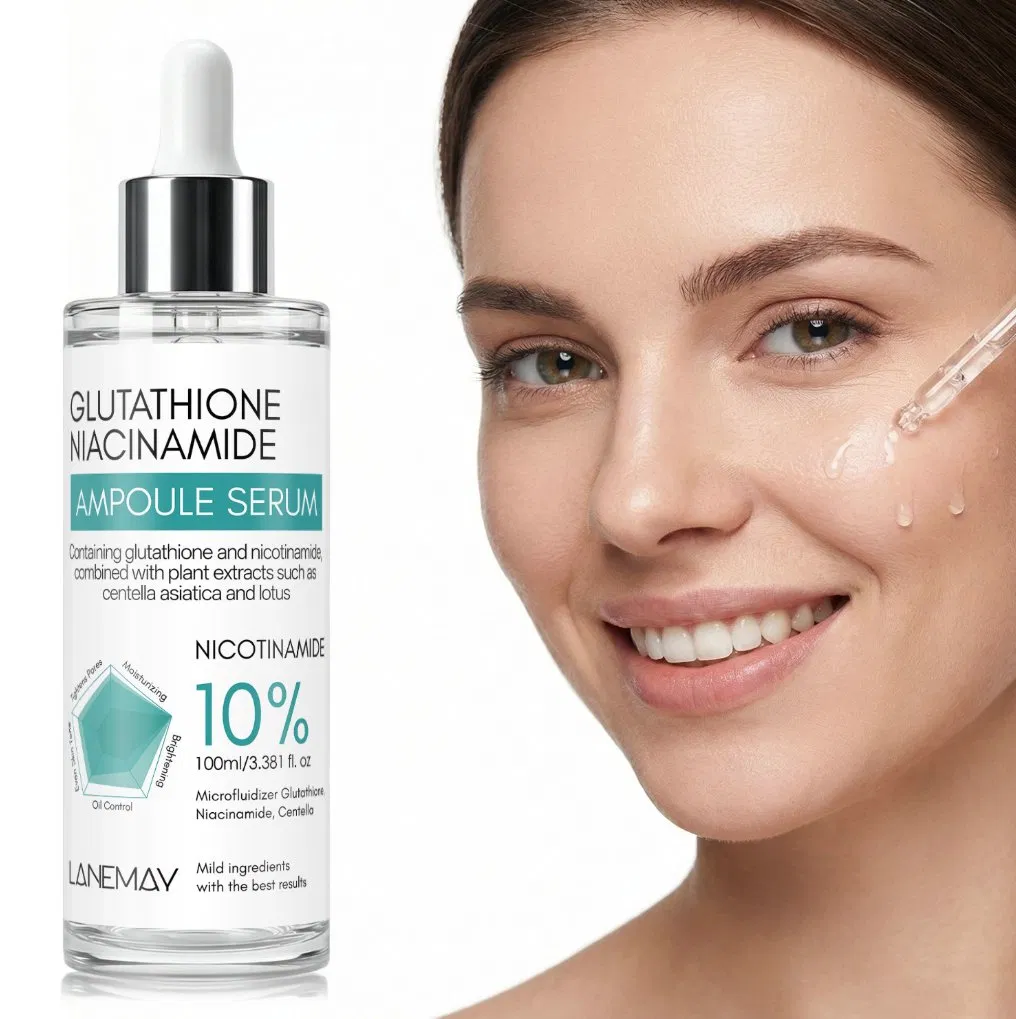 Glutathione Niacinamide Mpoule Serum Hyaluronic Acid &Niacinamide 7% Face Serum 7% Niacinamide Hydrating 2% Hyaluronic Acid Aha BHA + Pha Liquid Exfoliant Serum