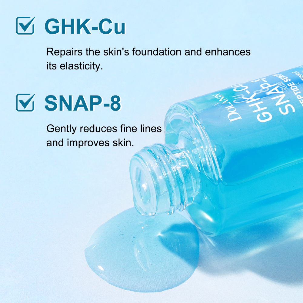 ODM Korean Skin Care Snap-8 Multi-Peptides Blue Copper Peptide Serum Firming Skin Elasticity Ghk-cu Peptide Face Serum