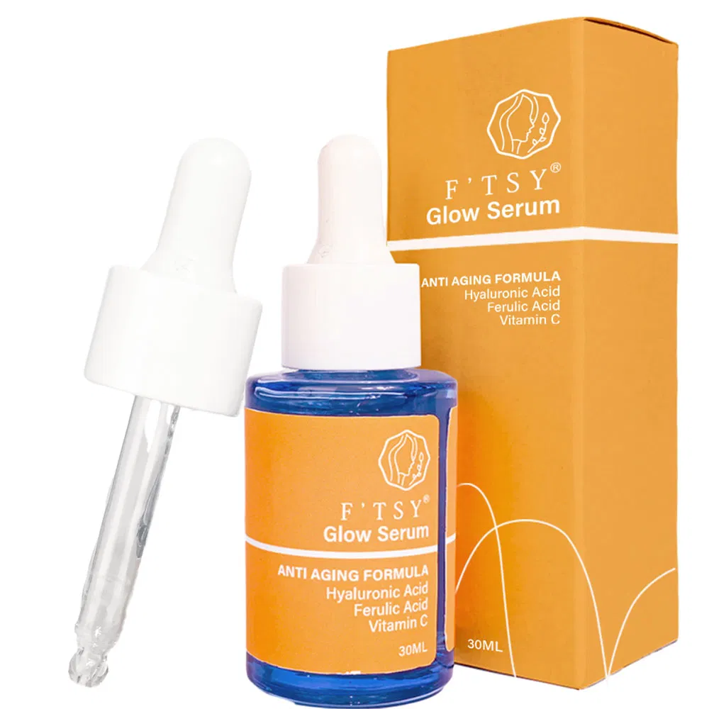 OEM/ODM Whitening Anti Aging Ferulic Acid Glow Serum Hydrating Essence for Face
