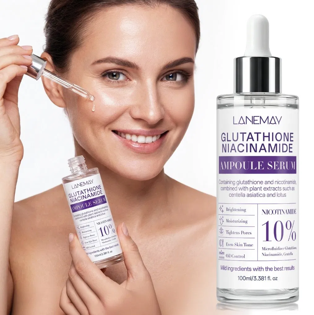 Glutathione Niacinamide Mpoule Serum Hyaluronic Acid &Niacinamide 7% Face Serum 7% Niacinamide Hydrating 2% Hyaluronic Acid Aha BHA + Pha Liquid Exfoliant Serum