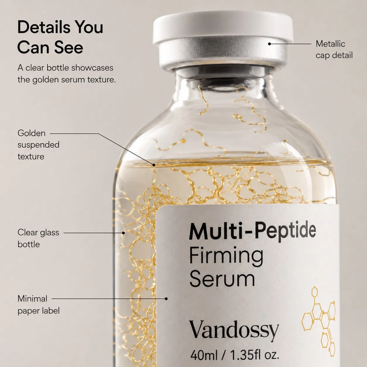 Multi-Peptide Firming Serum, Hydrating &amp; Lifting Face Serum for Women