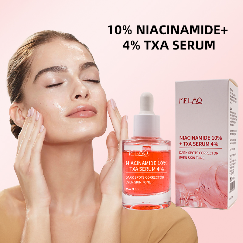 Korean Glass Skin Fragrance-Free Face Serum Strong Dark Spot 10% Niacinamide+ 4% Tranexamic Acid Serum For Sensitive Skin