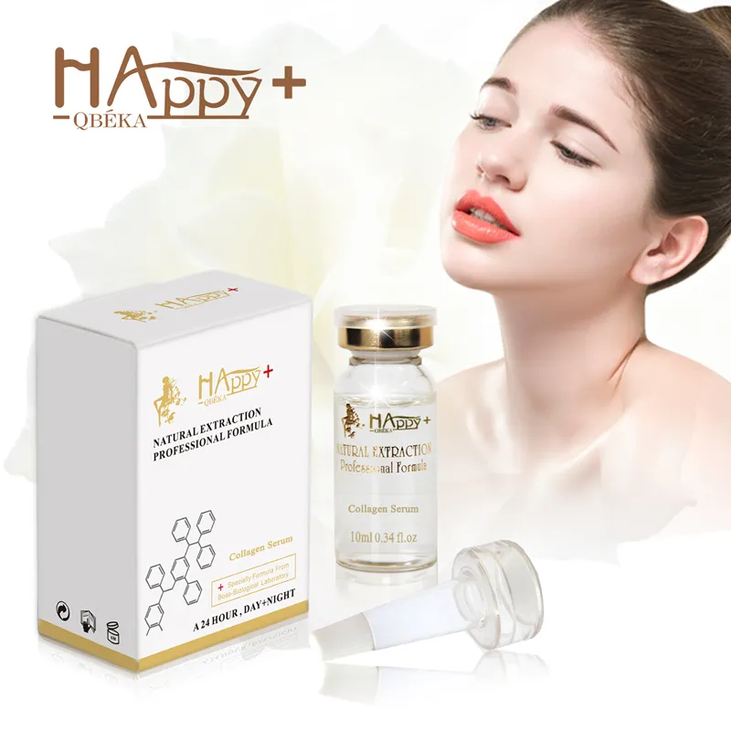 Best Skin Care High Quality Firming Skin Elastic Happy+ Collagen Serum Anti-Aging Serum