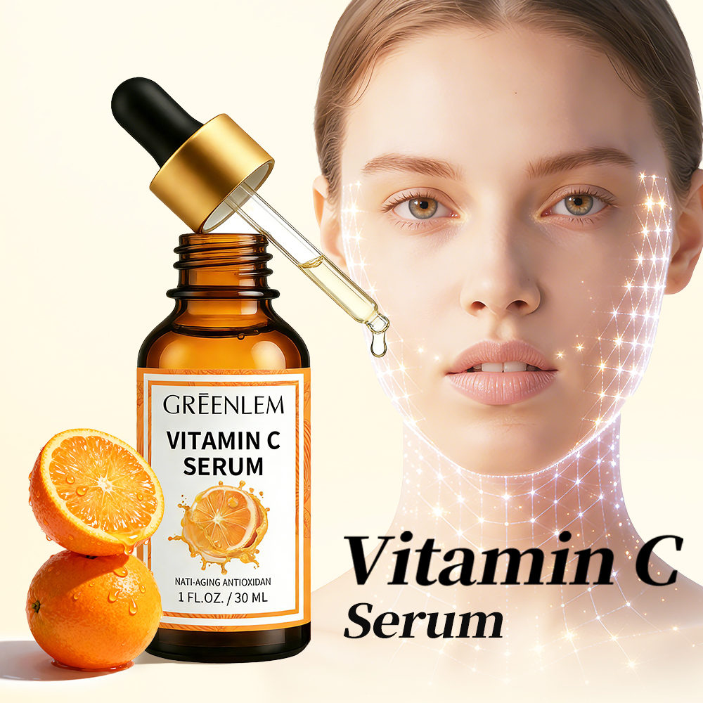 Wholesale Dark Spot Fading Brightening Vitamin C Serum With Hyaluronic Acid For Face &amp; Body
