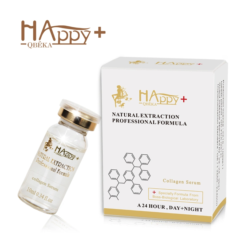 Best Skin Care High Quality Firming Skin Elastic Happy+ Collagen Serum Anti-Aging Serum