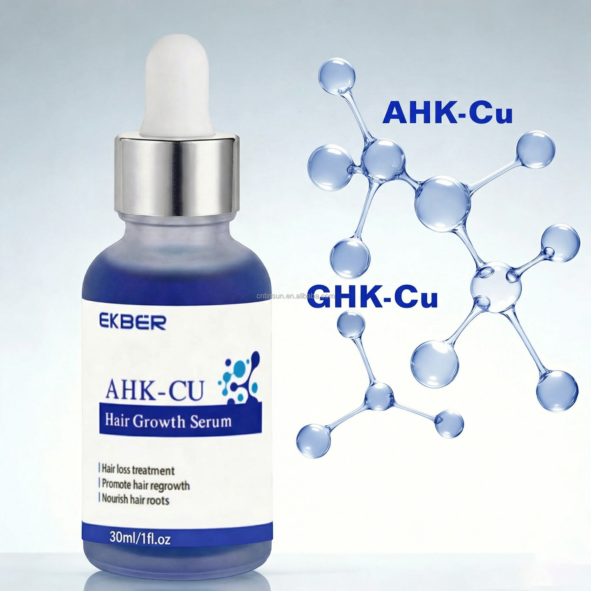 Ahk-cu Serum Hair Growth Serum Copper Peptide Serum AHK-Cu Hair Growth Oil For Receding Hairline Anti Hair Loss Treatment