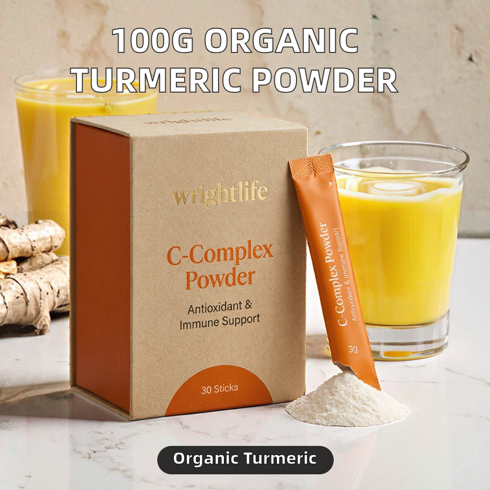 Natural Vitamin C Complex Powder 30 Sticks With Antioxidants, Immune &amp; Skin Health Support, OEM Wholesale Supplement