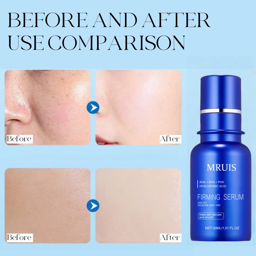 Wholesale 30ml Firming Face Serum AHA BHA PHA Hyaluronic Acid Anti-Aging Moisturizing Exfoliating Pore Shrinking Acne OEM