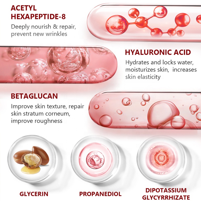 Wholesale Private Label Facial Serum Deeply Nourish Improve Facial Skin Anti Aging Peptide Collagen Facial Serum
