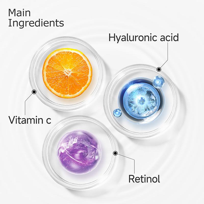 Hot Sales 30ml Face Skin Care Moisturizing Whitening Anti Aging Vitamin c Hyaluronic Acid Retinol Facial Serum