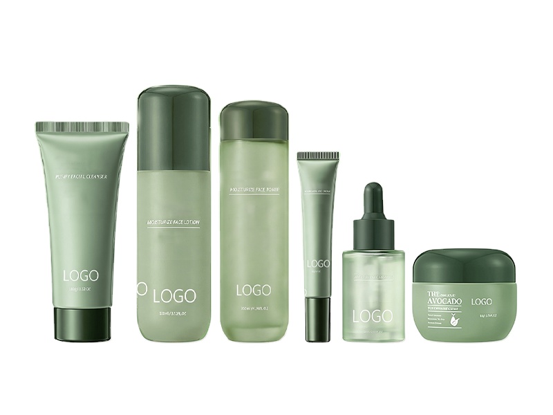OEM Avocado Vitamin C &amp; E Skincare Set-6-Piece Cleansing Moisturizing &amp; Hydrating Face &amp; Body Set
